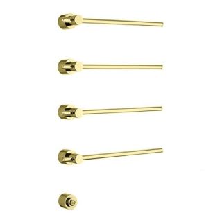 Полотенцесушитель электрический Margaroli Sole 622 Switch box Brushed Gold BG 65x42 см брашированное золото